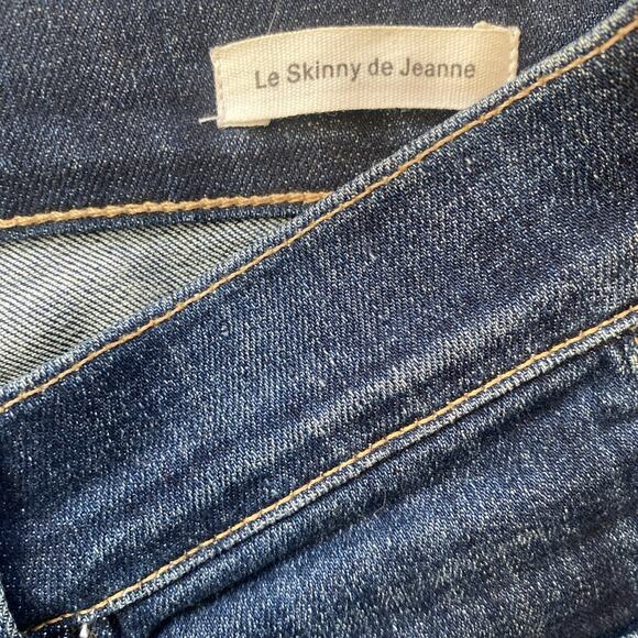Frame Jeans Womens Size 24 Le Skinny de Jeanne Casual Blue Normcore Basic Pants - Picture 4 of 11